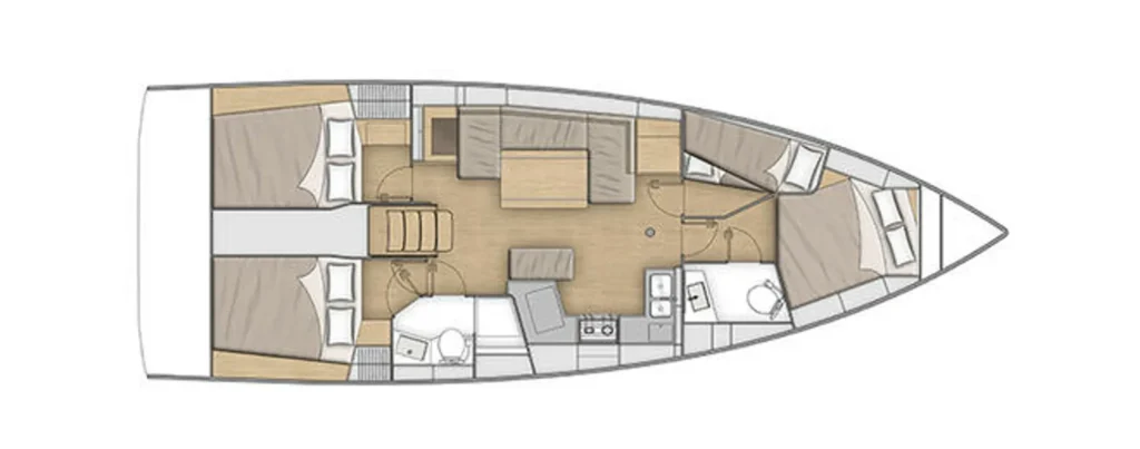 monohull layout