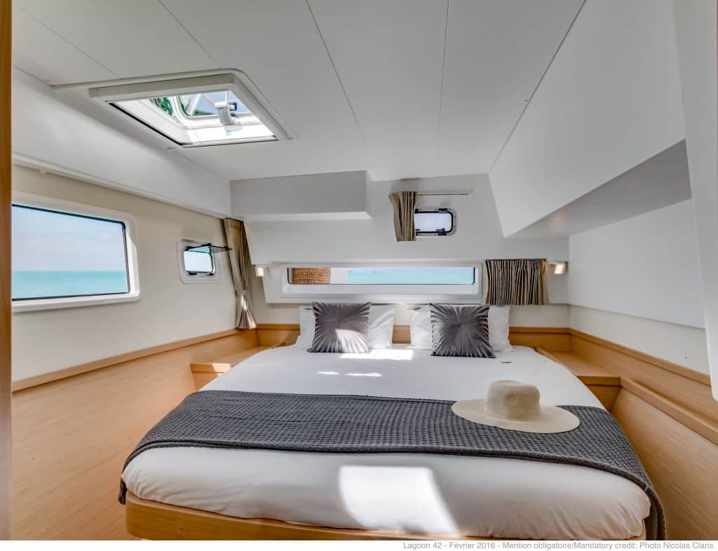 Catamaran bedroom