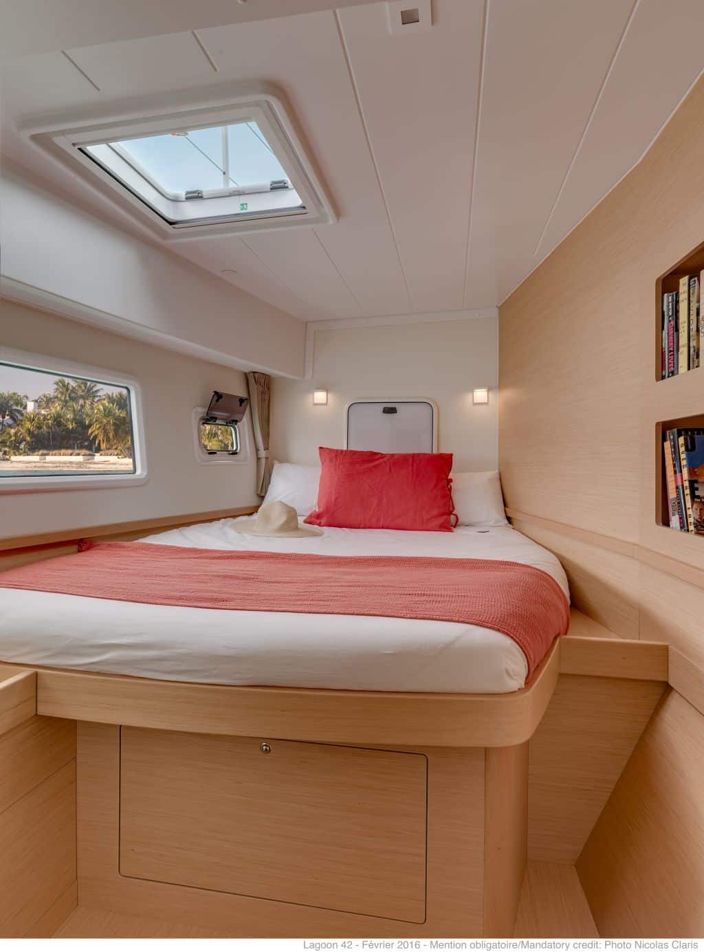 Catamaran bedroom