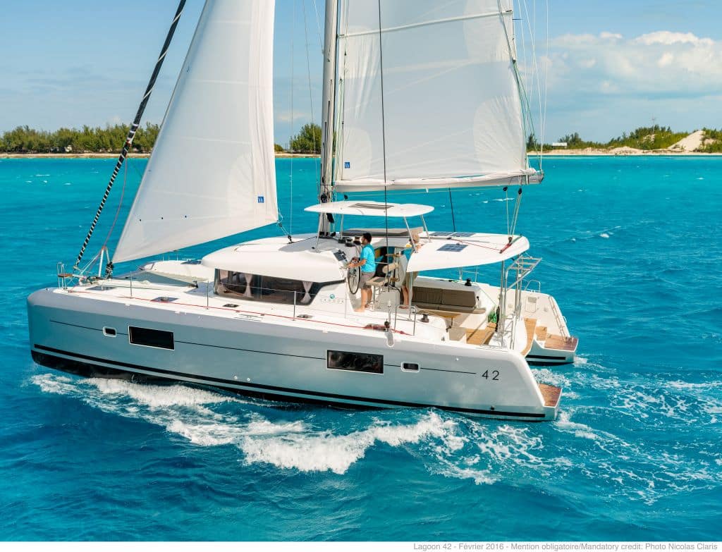 Catamaran exterior