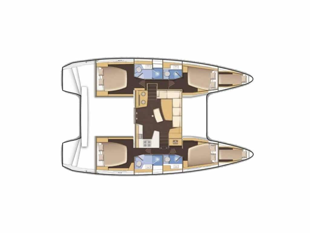 Catamaran schematic
