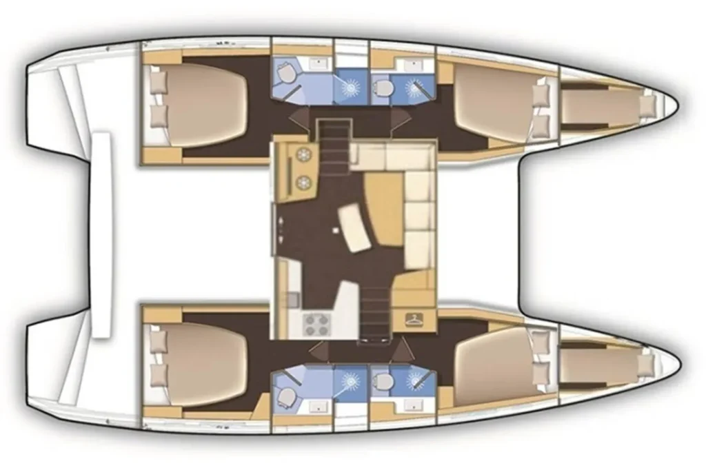catamaran layout