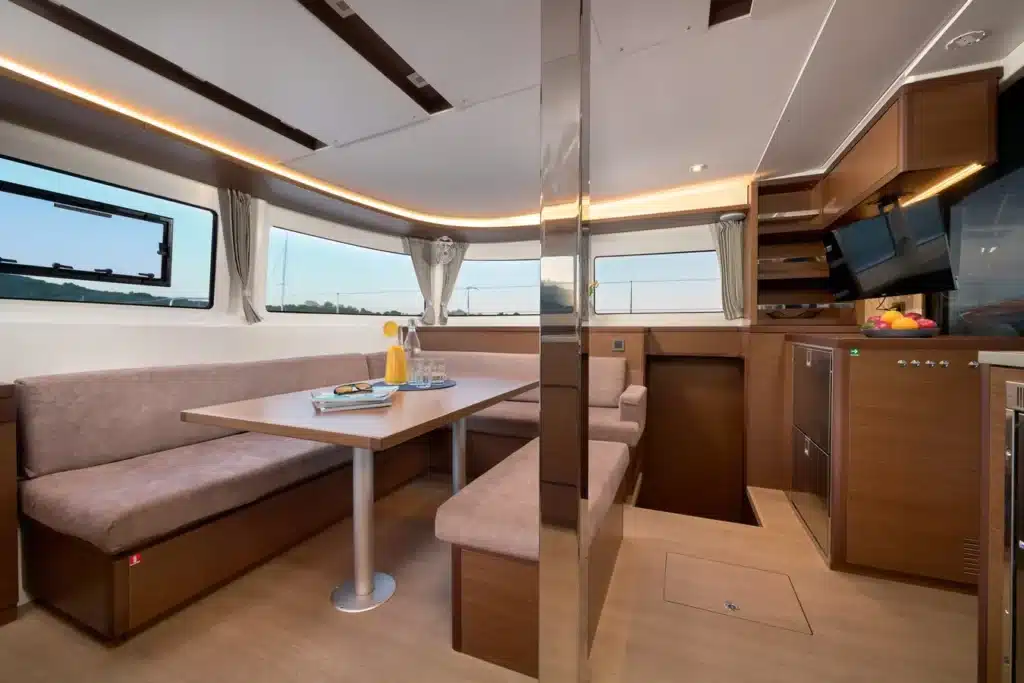 catamaran interior